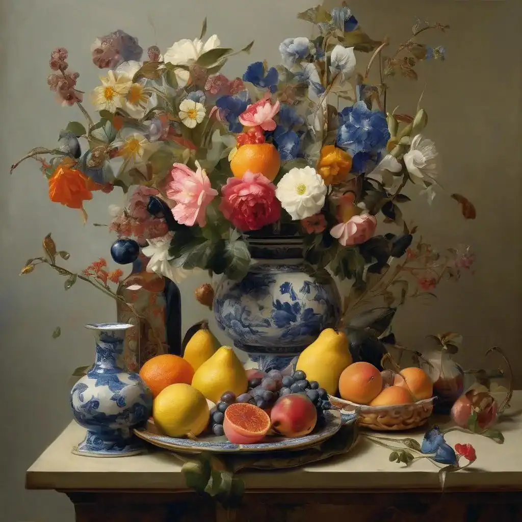 Still Life (with a Portrait of a Girl) – Petros Malayan
