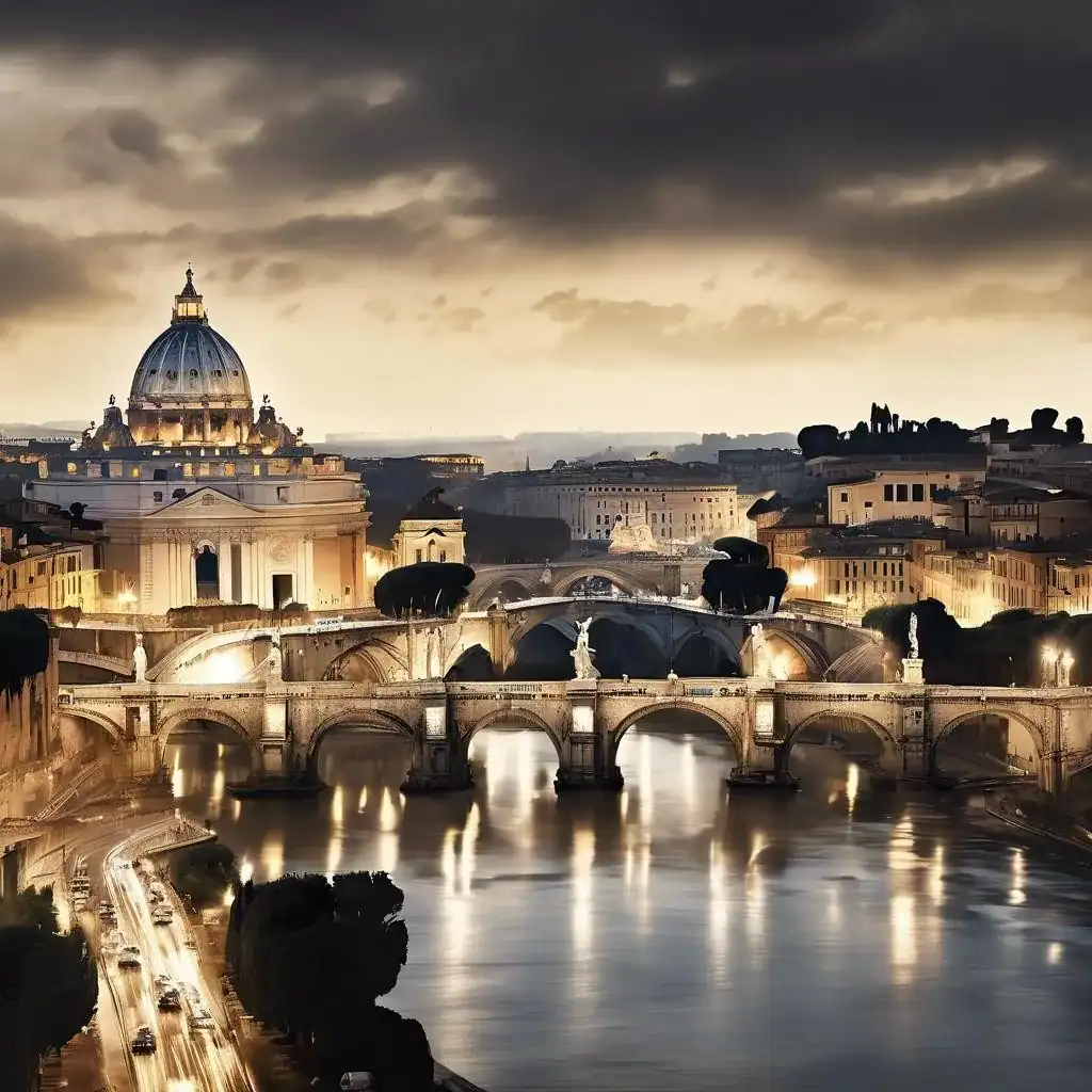 Ponte Sant’Angelo, Rome – Federico Faruffini